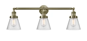 Bathroom Fixtures Three Lights by Innovations ( 405 | 205-AB-G64 Franklin Restoration ) 