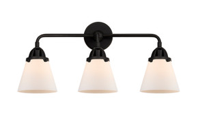 Bathroom Fixtures Three Lights by Innovations ( 405 | 288-3W-BK-G61-LED Nouveau 2 ) 