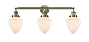 Bathroom Fixtures Three Lights by Innovations ( 405 | 205-AB-G661-7-LED Franklin Restoration ) 