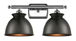 Bathroom Fixtures Two Lights by Innovations ( 405 | 516-2W-PC-M14-BK Ballston ) 