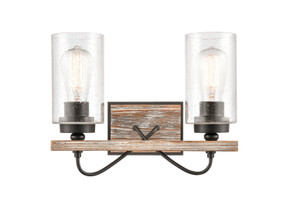 Bathroom Fixtures Two Lights by Innovations ( 405 | 442-2W-BK-SDY Paladin ) 