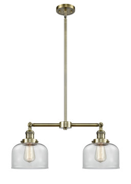 Mid. Chandeliers Glass Down by Innovations ( 405 | 209-AB-G72 Franklin Restoration ) 