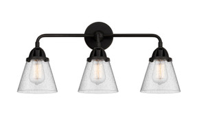 Bathroom Fixtures Three Lights by Innovations ( 405 | 288-3W-BK-G64-LED Nouveau 2 ) 
