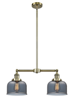 Mid. Chandeliers Glass Down by Innovations ( 405 | 209-AB-G73 Franklin Restoration ) 