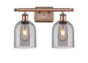 Bathroom Fixtures Two Lights by Innovations ( 405 | 516-2W-AC-G558-6SM Ballston ) 