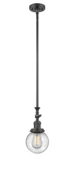Mini Pendants Glass Down by Innovations ( 405 | 206-OB-G204-6-LED Franklin Restoration ) 