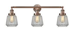 Bathroom Fixtures Three Lights by Innovations ( 405 | 205-AC-G142-LED Franklin Restoration ) 