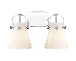 Bathroom Fixtures Two Lights by Innovations ( 405 | 423-2W-PC-G411-6WH Downtown Urban ) 