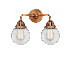 Bathroom Fixtures Two Lights by Innovations ( 405 | 288-2W-AC-G202-6 Nouveau 2 ) 