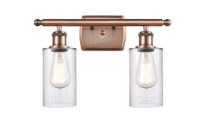 Bathroom Fixtures Two Lights by Innovations ( 405 | 516-2W-AC-G802-LED Ballston ) 