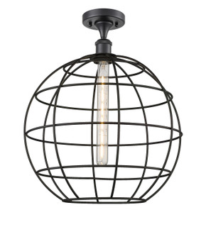 Semi-Flush Mts. Cage by Innovations ( 405 | 516-1C-BK-CE-16-BK Ballston ) 