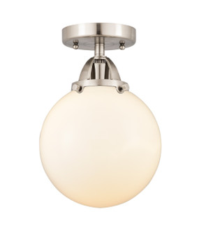 Semi-Flush Mts. Glass Down by Innovations ( 405 | 288-1C-SN-G201-8-LED Nouveau 2 ) 
