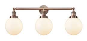 Bathroom Fixtures Three Lights by Innovations ( 405 | 205-AC-G201-8-LED Franklin Restoration ) 