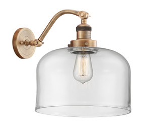 Sconces Single Glass by Innovations ( 405 | 515-1W-BB-G72-L-LED Franklin Restoration ) 