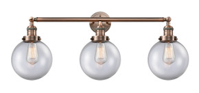 Bathroom Fixtures Three Lights by Innovations ( 405 | 205-AC-G202-8 Franklin Restoration ) 