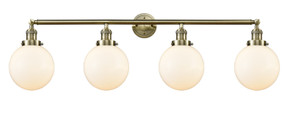 Bathroom Fixtures Four Lights by Innovations ( 405 | 215-AB-G201-8 Franklin Restoration ) 