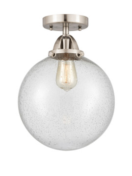 Semi-Flush Mts. Glass Down by Innovations ( 405 | 288-1C-SN-G204-10-LED Nouveau 2 ) 