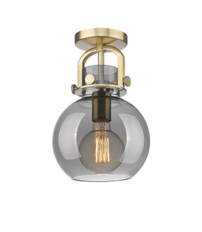 Semi-Flush Mts. Glass Down by Innovations ( 405 | 410-1F-BB-G410-8SM Downtown Urban ) 