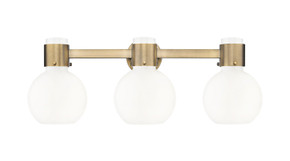 Bathroom Fixtures Three Lights by Innovations ( 405 | 464-3W-BB-G464B-7GW Downtown Urban ) 