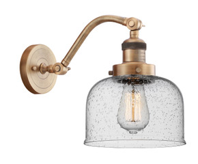 Sconces Single Glass by Innovations ( 405 | 515-1W-BB-G74-LED Franklin Restoration ) 