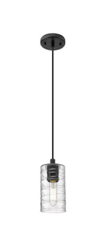 Mini Pendants Glass Down by Innovations ( 405 | 434-1P-BK-G434-7DE Downtown Urban ) 
