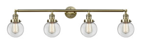 Bathroom Fixtures Four Lights by Innovations ( 405 | 215-AB-G202-6-LED Franklin Restoration ) 