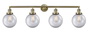 Bathroom Fixtures Four Lights by Innovations ( 405 | 215-AB-G202-8-LED Franklin Restoration ) 