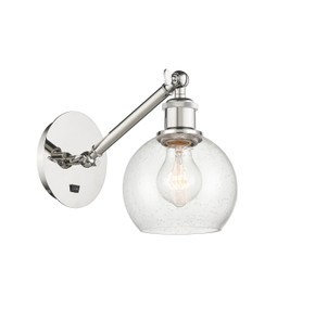 Sconces Single Glass by Innovations ( 405 | 317-1W-PN-G124-6-LED Ballston ) 
