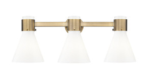 Bathroom Fixtures Three Lights by Innovations ( 405 | 464-3W-BB-G464C-7GW Downtown Urban ) 