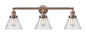 Bathroom Fixtures Three Lights by Innovations ( 405 | 205-AC-G44-LED Franklin Restoration ) 