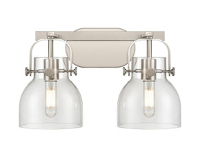 Bathroom Fixtures Two Lights by Innovations ( 405 | 423-2W-SN-G412-6CL Downtown Urban ) 