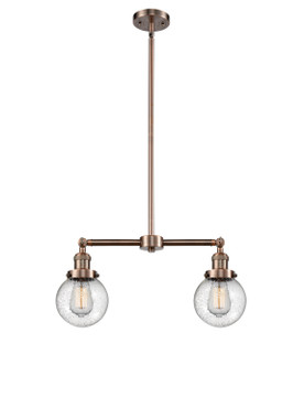 Linear/Island 2 Light Bar by Innovations ( 405 | 209-AC-G204-6-LED Franklin Restoration ) 