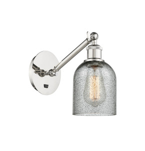Sconces Single Glass by Innovations ( 405 | 317-1W-PN-G257-LED Ballston ) 