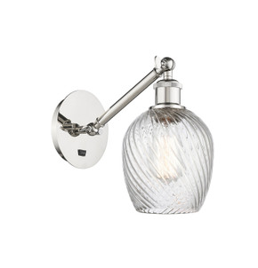 Sconces Single Glass by Innovations ( 405 | 317-1W-PN-G292-LED Ballston ) 