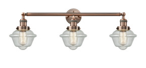 Bathroom Fixtures Three Lights by Innovations ( 405 | 205-AC-G534-LED Franklin Restoration ) 