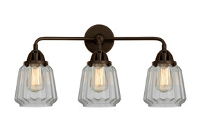 Bathroom Fixtures Three Lights by Innovations ( 405 | 288-3W-OB-G142-LED Nouveau 2 ) 