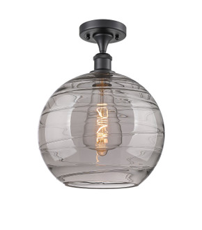 Semi-Flush Mts. Glass Down by Innovations ( 405 | 516-1C-BK-G1213-12SM Ballston ) 
