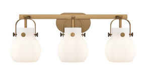 Bathroom Fixtures Three Lights by Innovations ( 405 | 423-3W-BB-G410-6WH Downtown Urban ) 