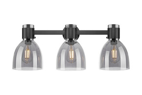 Bathroom Fixtures Three Lights by Innovations ( 405 | 464-3W-BK-G464D-7SM Downtown Urban ) 