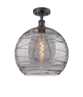Semi-Flush Mts. Glass Down by Innovations ( 405 | 516-1C-BK-G1213-14SM Ballston ) 