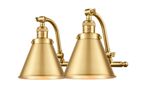Bathroom Fixtures Two Lights by Innovations ( 405 | 515-2W-SG-M13-SG-LED Franklin Restoration ) 