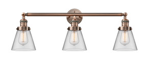 Bathroom Fixtures Three Lights by Innovations ( 405 | 205-AC-G62-LED Franklin Restoration ) 