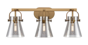 Bathroom Fixtures Three Lights by Innovations ( 405 | 423-3W-BB-G411-6SM Downtown Urban ) 