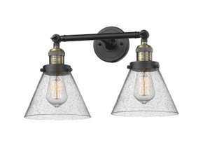 Bathroom Fixtures Two Lights by Innovations ( 405 | 208-BAB-G44 Franklin Restoration ) 