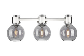 Bathroom Fixtures Three Lights by Innovations ( 405 | 464-3W-PN-G464B-7SM Downtown Urban ) 