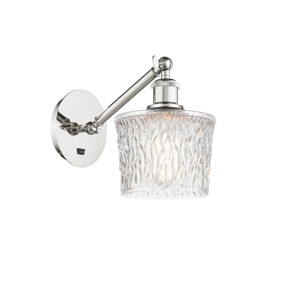 Sconces Single Glass by Innovations ( 405 | 317-1W-PN-G402-LED Ballston ) 