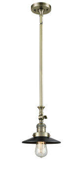 Mini Pendants Exposed Lamps by Innovations ( 405 | 206-AB-M6-LED Franklin Restoration ) 