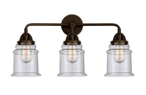 Bathroom Fixtures Three Lights by Innovations ( 405 | 288-3W-OB-G184-LED Nouveau 2 ) 