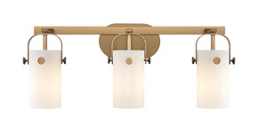 Bathroom Fixtures Three Lights by Innovations ( 405 | 423-3W-BB-G423-7WH Downtown Urban ) 