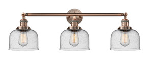 Bathroom Fixtures Three Lights by Innovations ( 405 | 205-AC-G74-LED Franklin Restoration ) 